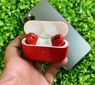 AirPods Pro Ростест красный глянец оригинал