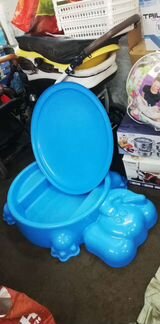 Песочница слоник с крышкой