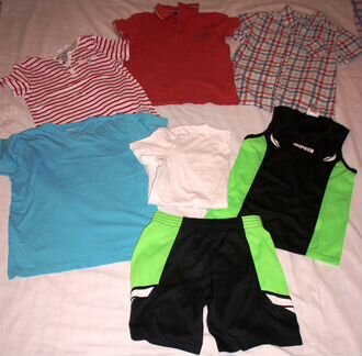 Пакет летней одежды д/м 9-10 лет 135-140 см 9 шт