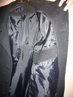 Пальто черное классическое