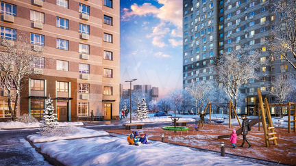 3-к квартира, 74.3 м², 15/19 эт.