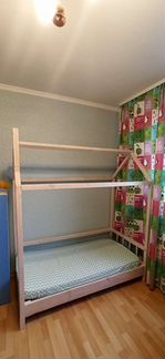 Кроватка детская кровать домик с матрасом 160*80