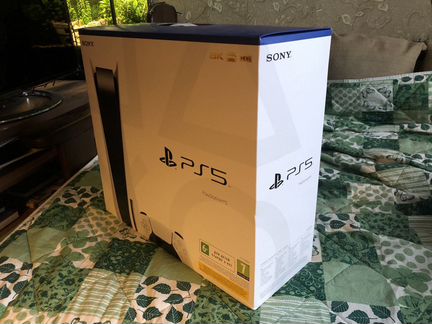 Пустая коробка Sony Playstation 5
