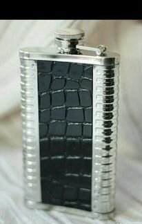 Новая фляга с янтарем