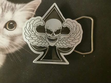 Байкерская пряжка ремня