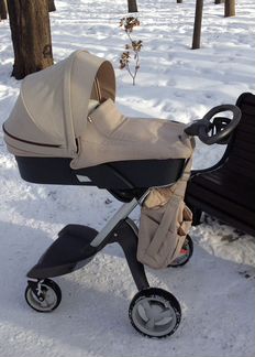 Коляска детская Stokke Xplory + сумка для мамы