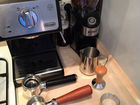 Кофеварка рожковая + Кофемолка жерновая объявление продам