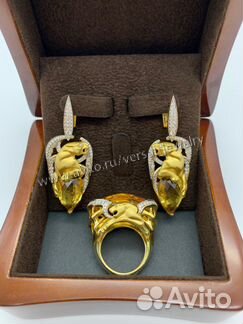 Роскошный гарнитур Magerit из золота с бриллиантам