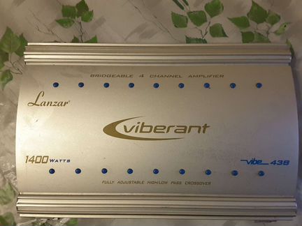 Автомобильный усилитель Lanzar vibe 438