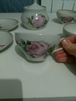 Сервиз чайный Фарфор Винтаж СССР