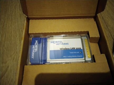 WiFi адаптор pcmcia Wireless LAN 802.11 a/b/g