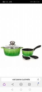 Кастрюля и ковш Cucinella 1л и 3 л