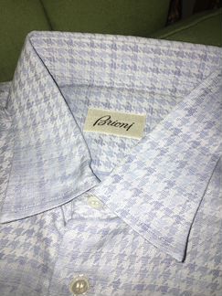 Brioni эксклюзивная рубашка лён