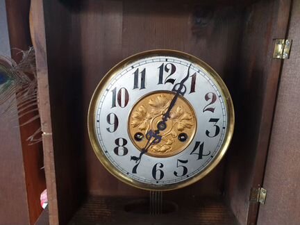 Немецкие настенные часы Junghans 1906 года