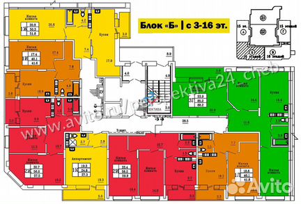 1-к квартира, 41.8 м², 10/15 эт.
