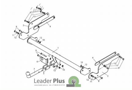 Фаркоп на Форд Куга 2013- (Лидер плюс)