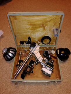 Ретро Увеличить с лампой