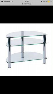 Стеклянная тумба