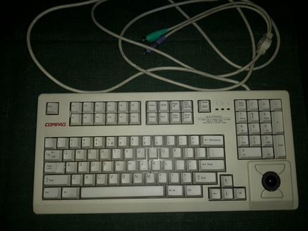 Клавиатура механическая Compaq MX 11800 с трекболл