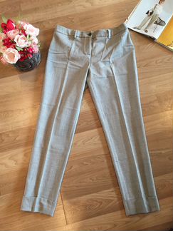 Серые льняные бриджи Fabiana Filippi (оригинал)