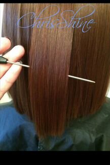 Кератиновое выпрямление волос