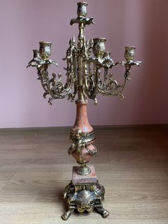 Каминные часы и канделябры