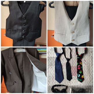 Костюм пиджак брюки жилетка 92-104