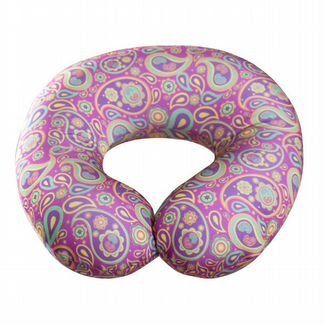 Декоративная подушка Восточные Огурцы Цвет: Фиолетовый (34х34)