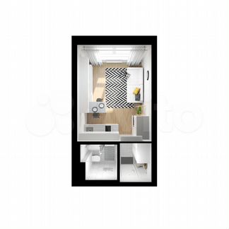 Квартира-студия, 19.6 м², 4/32 эт.